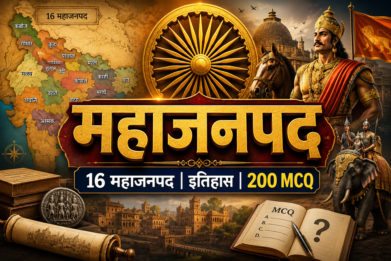महाजनपद MCQ in Hindi