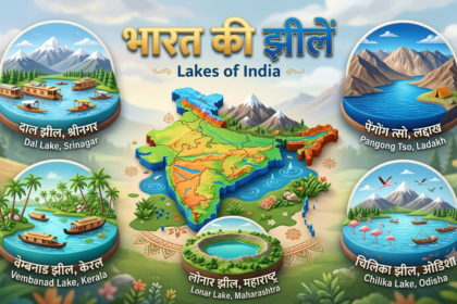 भारत की महत्वपूर्ण झीलें