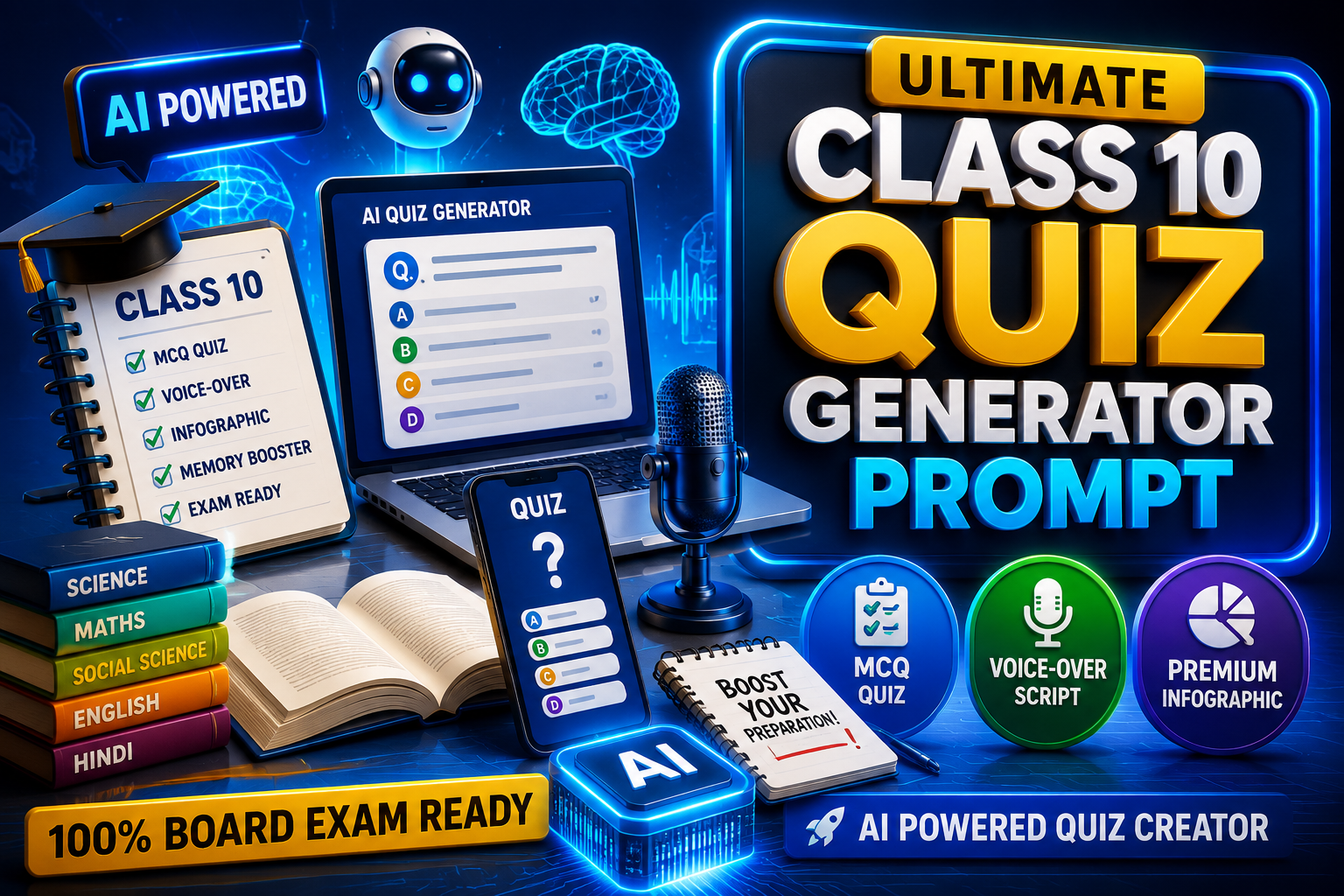 YouTube Quiz Content using AI