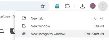 Incognito Mode